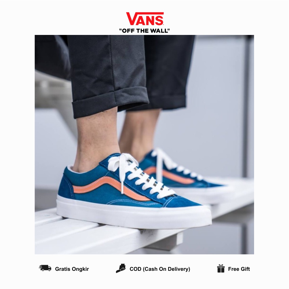 Vans Style 36 Vibtage Sport Sailor Blue Original 100 BNIBWT Global Market White Pria Authentic Guarated Vanz Ori Tali