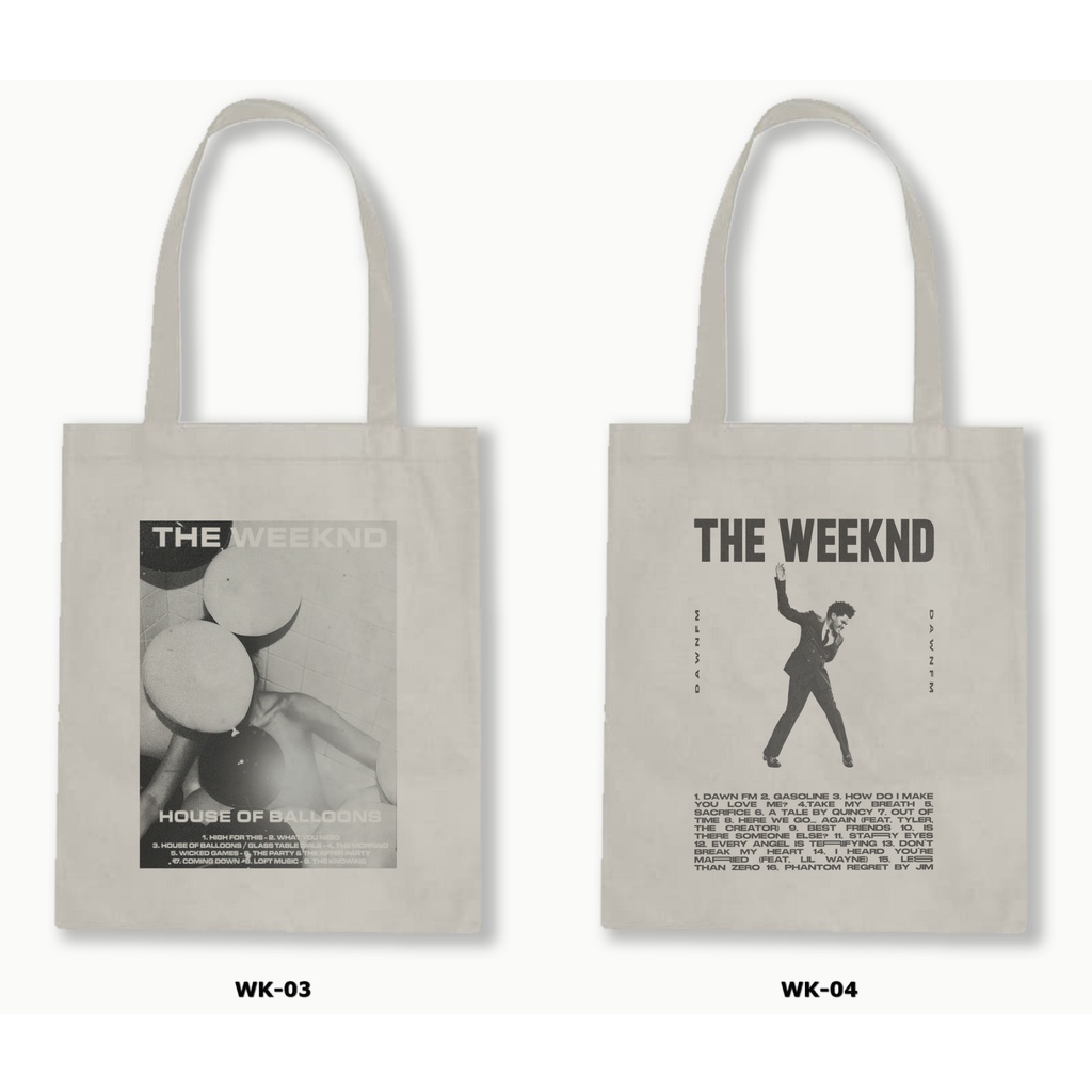 TOTE BAG RESLETING - THE WEEKND