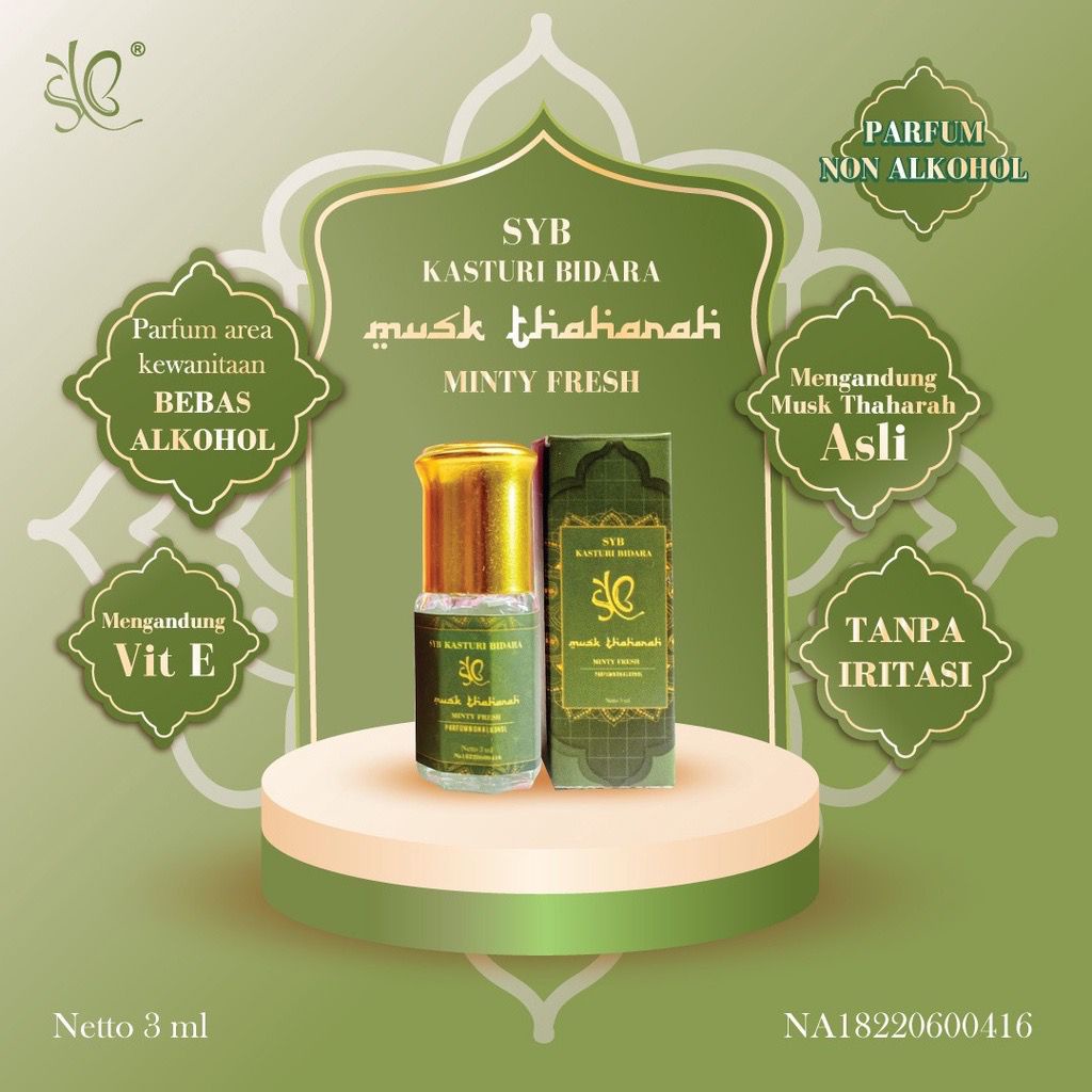 MFI - SYB Kasturi Bidara Musk Thaharah 3ml | BPOM