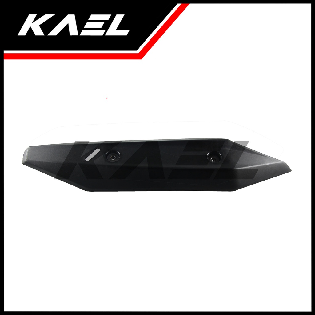 Cover Knalpot Honda Vario 125-150 New LED eSP 2018-2022 Karbon-Carbon-Hitam Premium Polos Tutup-Tameng-Pelindung Kenalpot-Muffler-Exhaust