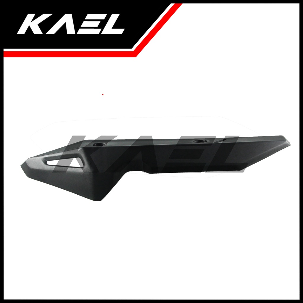 Cover Knalpot Honda Vario 125-150 New LED eSP 2018-2022 Karbon-Carbon-Hitam Premium Polos Tutup-Tameng-Pelindung Kenalpot-Muffler-Exhaust