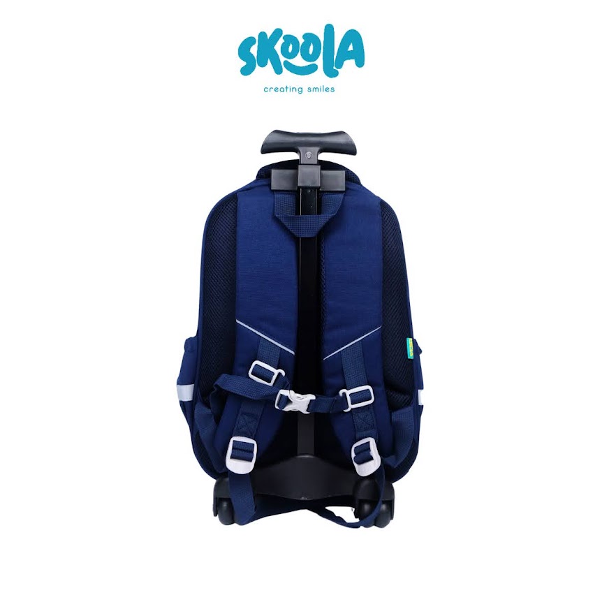 Skoola Tas Sekolah Anak Laki - Laki TK SD Trolly Ransel Dinosaurus - Maru
