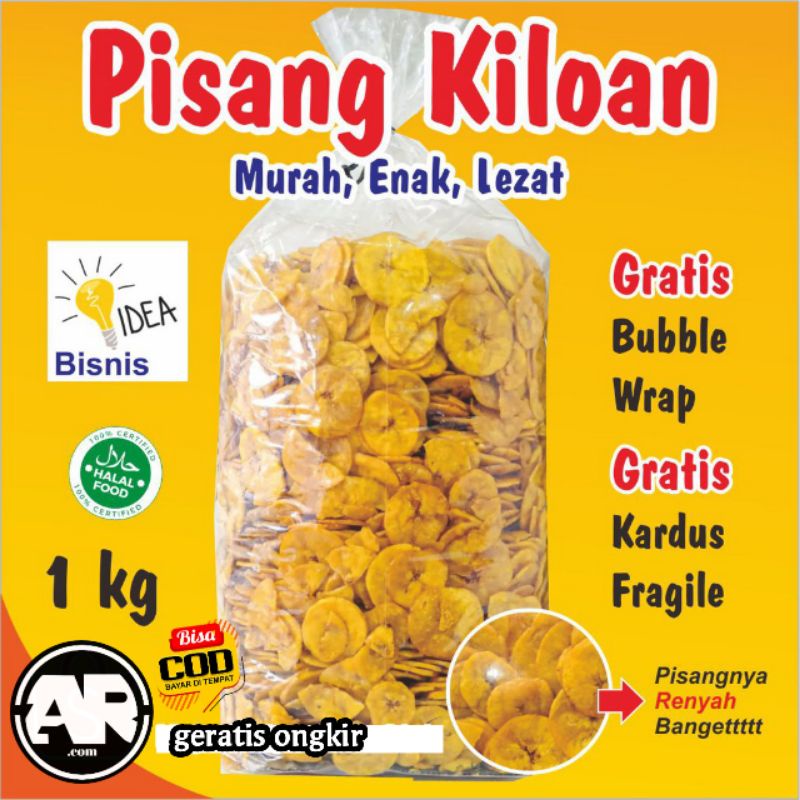 

KERIPIK PISANG MADU MANIS 1KG MURAH / KERIPIK PISANG LAMPUNG / KERIPIK PISANG MADU VIRAL