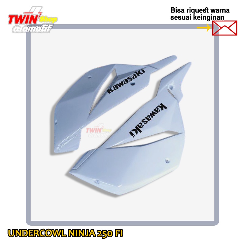 UNDERCOWL NINJA 250 FI, UNDERCOWL NINJA FI PUTIH