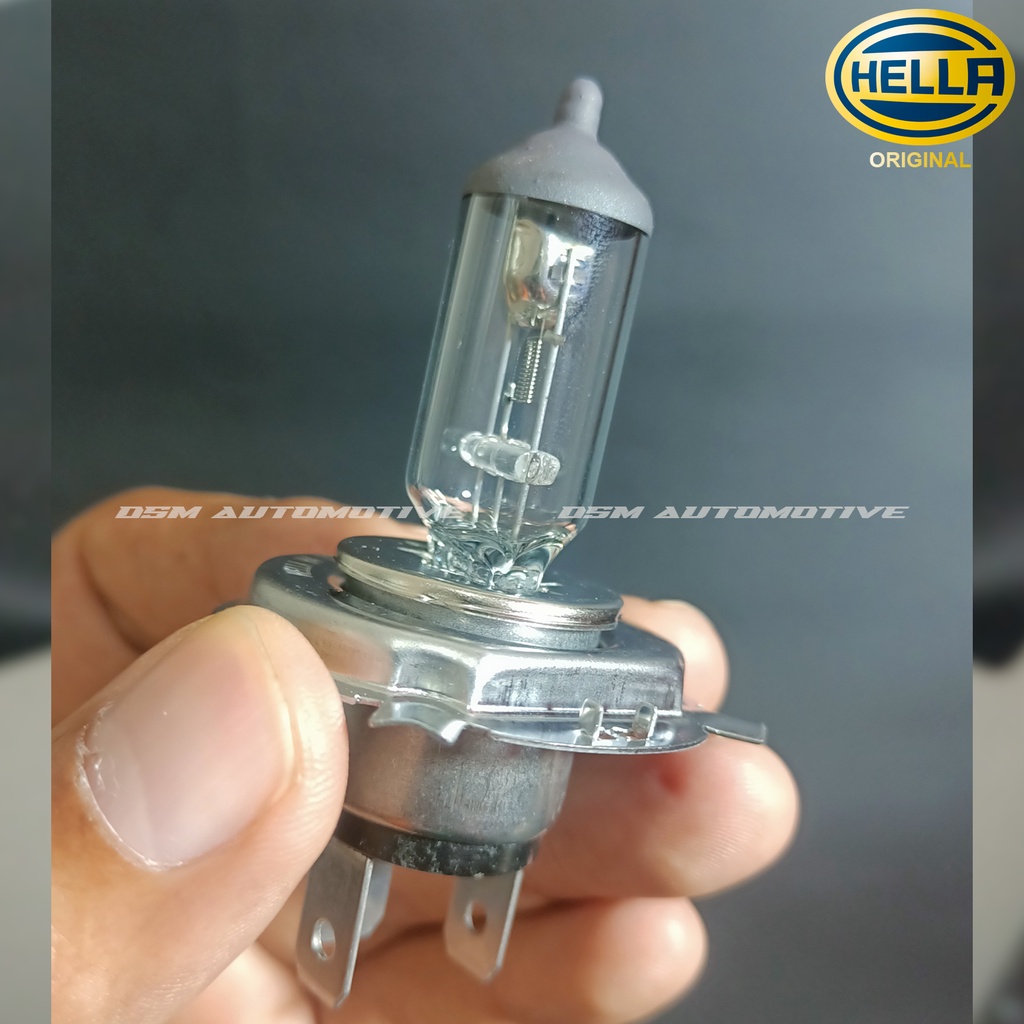 Hella Lampu Mobil Bohlam Halogen Soket H4 12V 1pcs