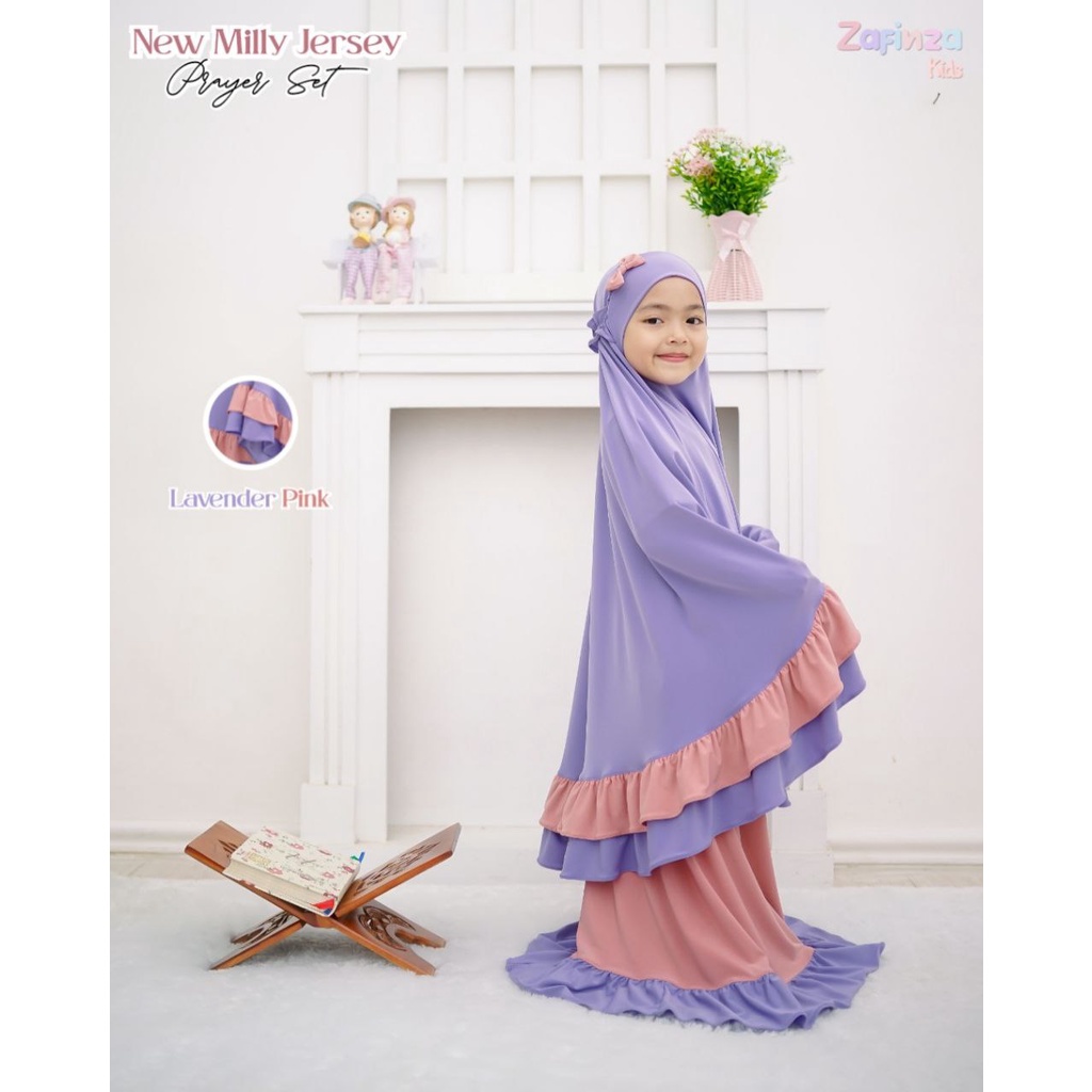 Mukena Milly Jersey/Mukena Anak By Zafinza