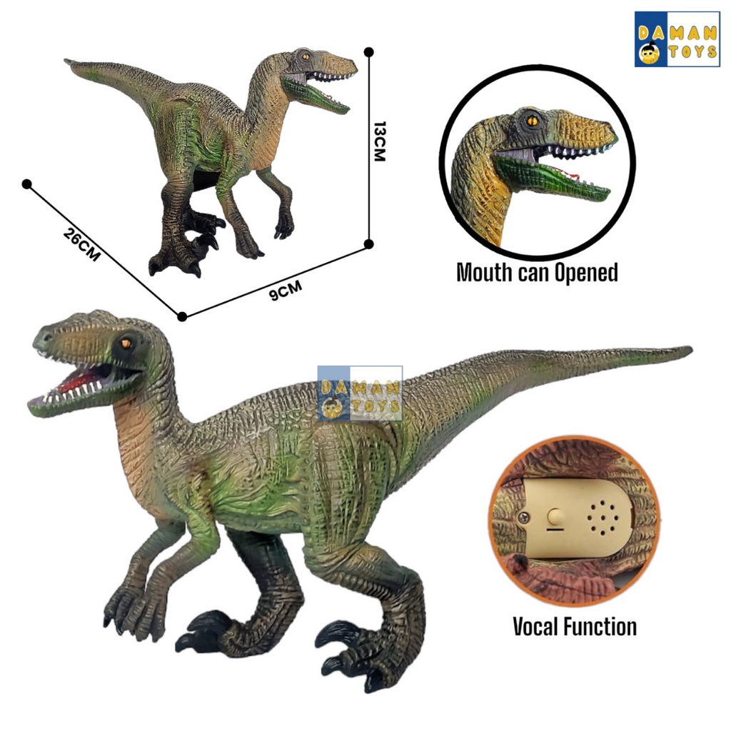 Dinosaurus Mainan Besar Karet Dino Tirex Tyranosaurus Leher Panjang