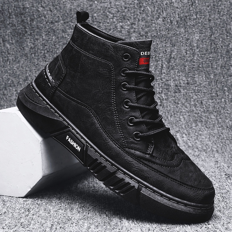 CUCI GUDANG Sepatu pria boots model kulit terbaru 2025 JHON - HH89 sepatu kuat premium import