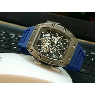 Jam Tangan Pria RM-5191 Chrono Variasi Tali Rubber Free Box & Baterai  (BISA COD)