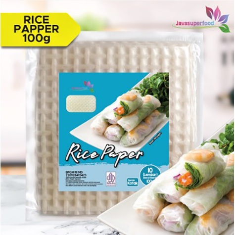 Java Superfood Rice Paper 100gr - Kulit Lumpia Vietnam - spring roll banh trang