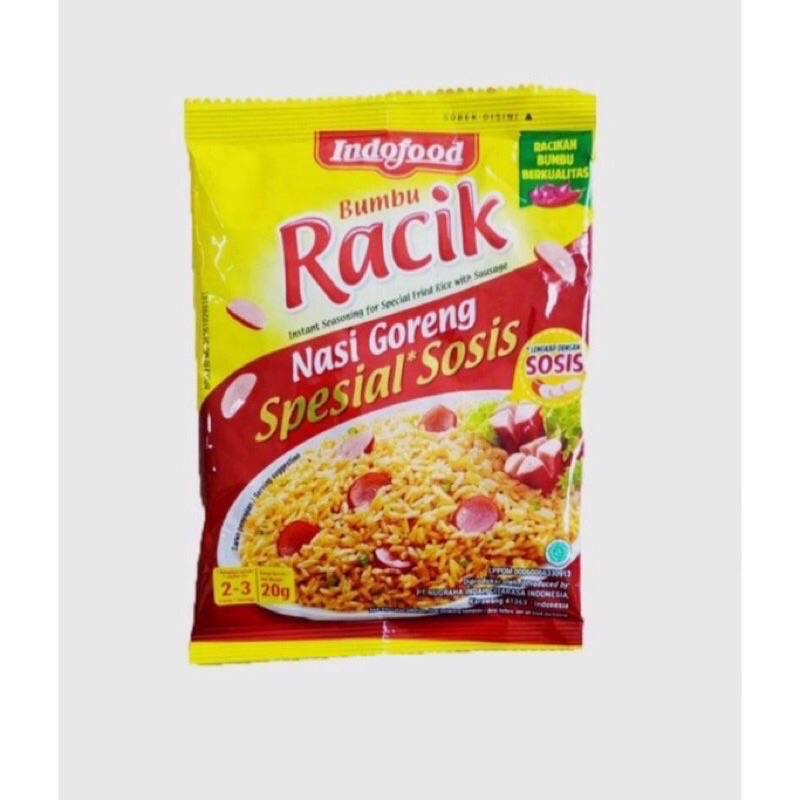 

Indofood racik nasi goreng special sosis