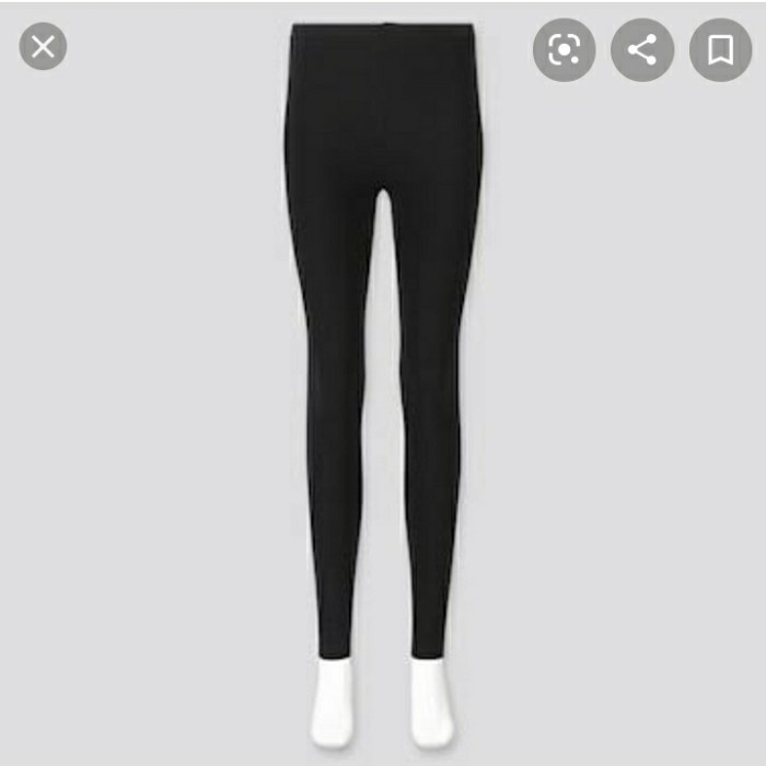 Uniqlo Woman Legging Rib Slit / Legging Wanita / Uniqlo