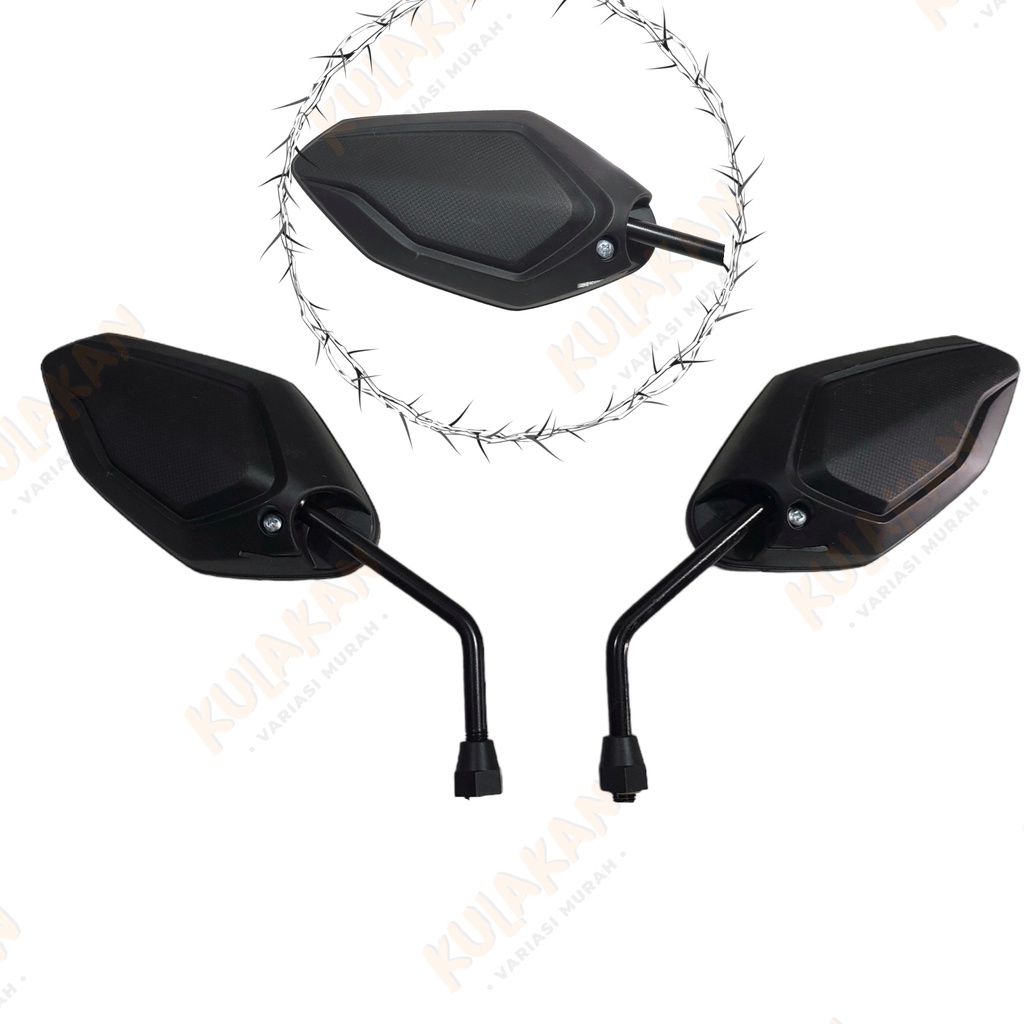 Kaca Sepion Spion Honda All New Vario 150 125 1 Set Kiri Kanan Sepasang Universal Semua Honda