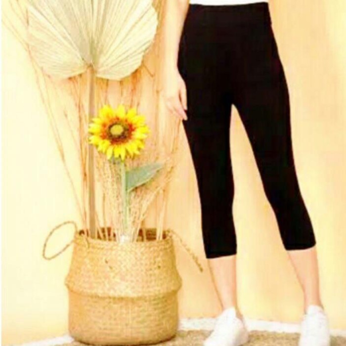 Legging Polos Wanita,Legging 7/8 Wanita,Celana Senam Wanita 7/8