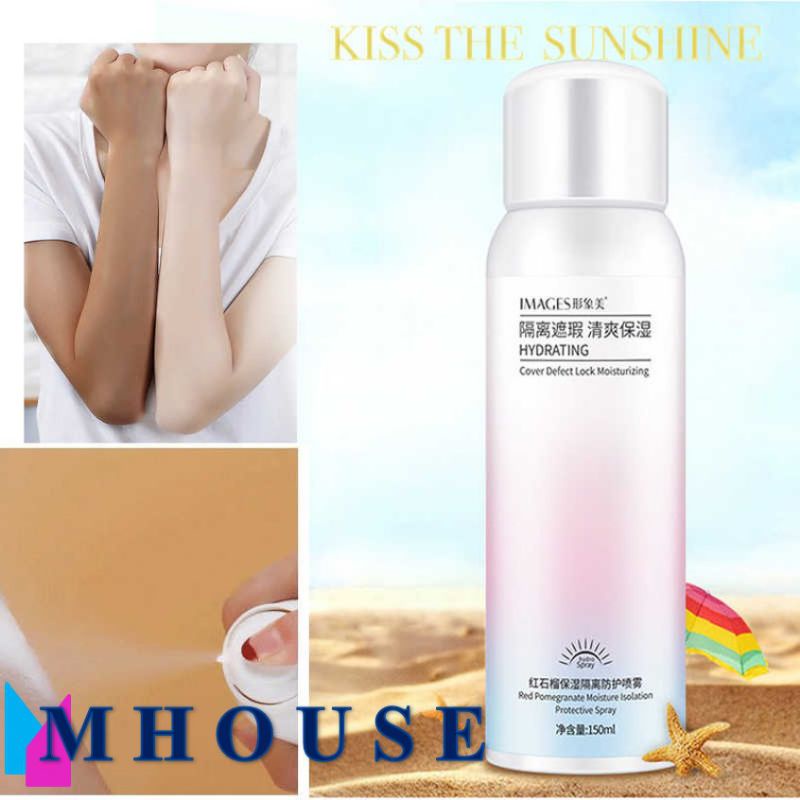 Glowrisstore - Sun block  Images Isolation Protection Spray With Red  Pomegrante Extraction 100% ORi