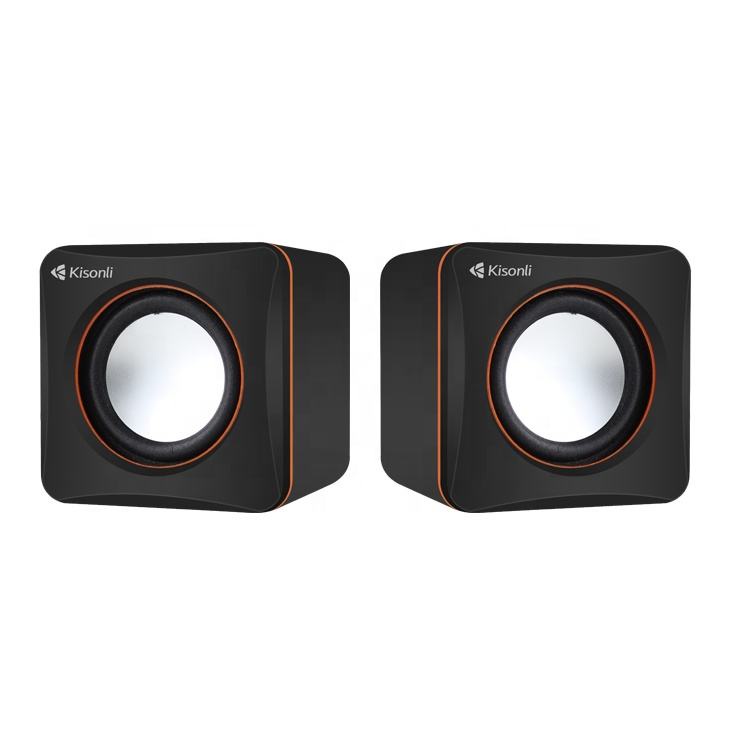 Mini Speaker Kisonli Komputer/Laptop/HP V-310 Dual Bass With Volume Control