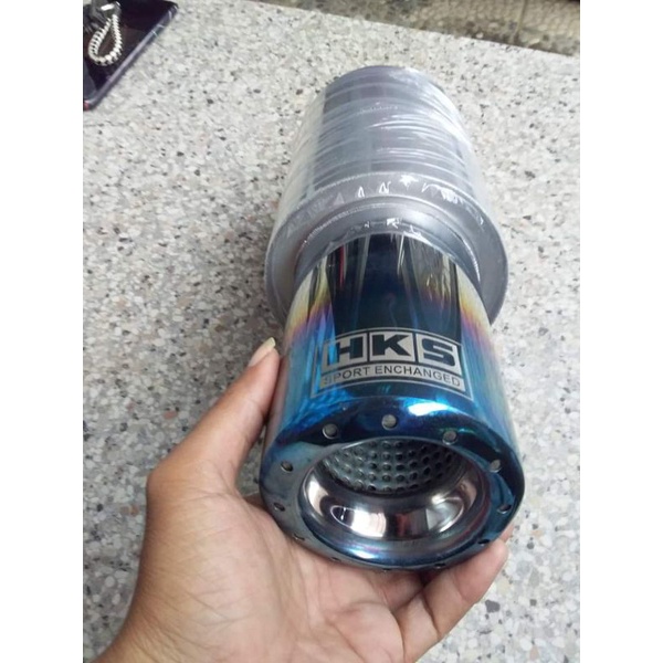 Knalpot Mobil HKS Racing Gronel type suara bass Adem cocok untuk all type mobil berbahan bakar bensi