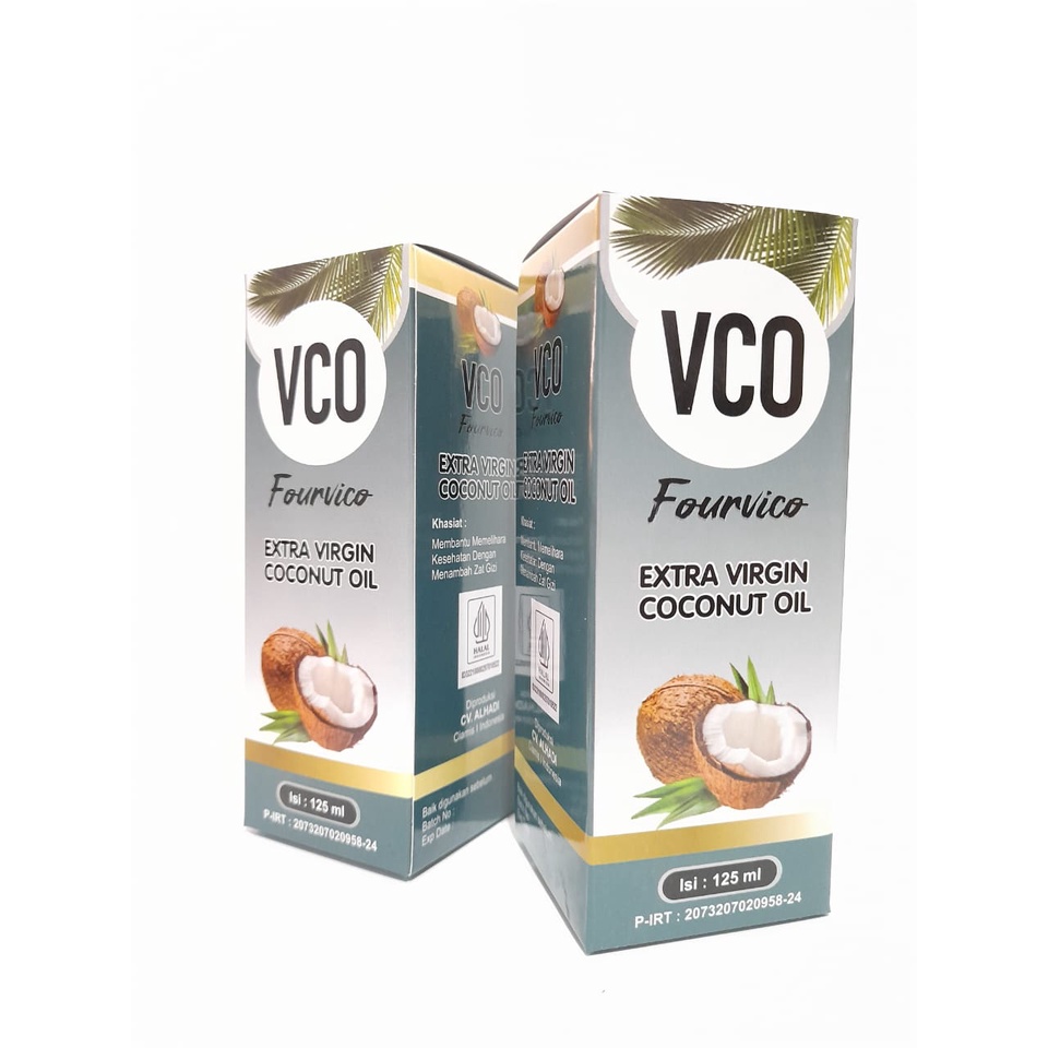 Virgin coconut oil 125ml VCO / vco fourvico 125ml