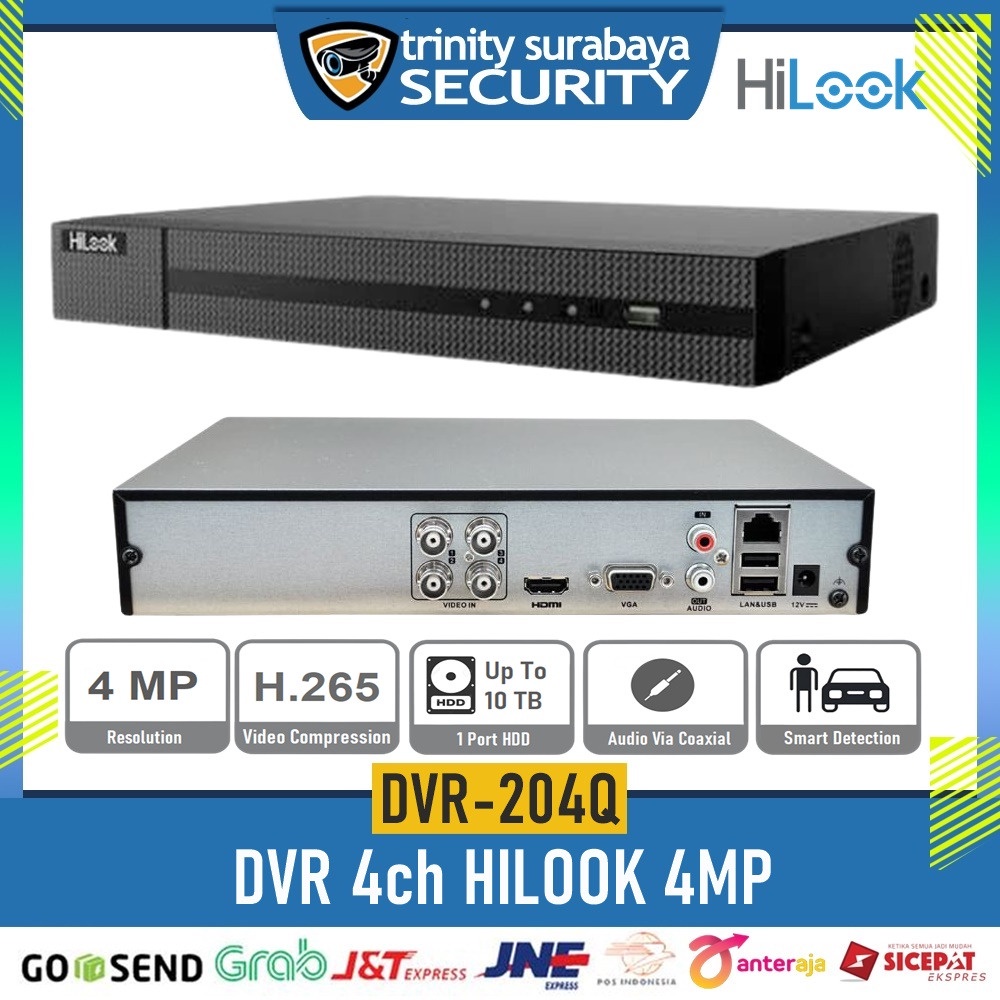 DVR HILOOK 4CH 5MP DVR-204Q-M1 Trinity