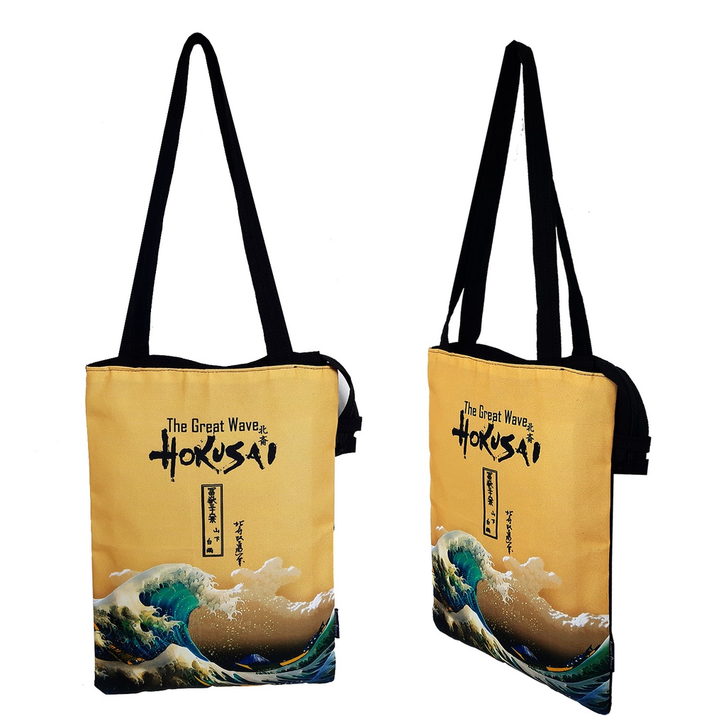 Totebag Wanita Aesthetic Resleting Kanvas 2023 Tote Bag Kuliah Pria