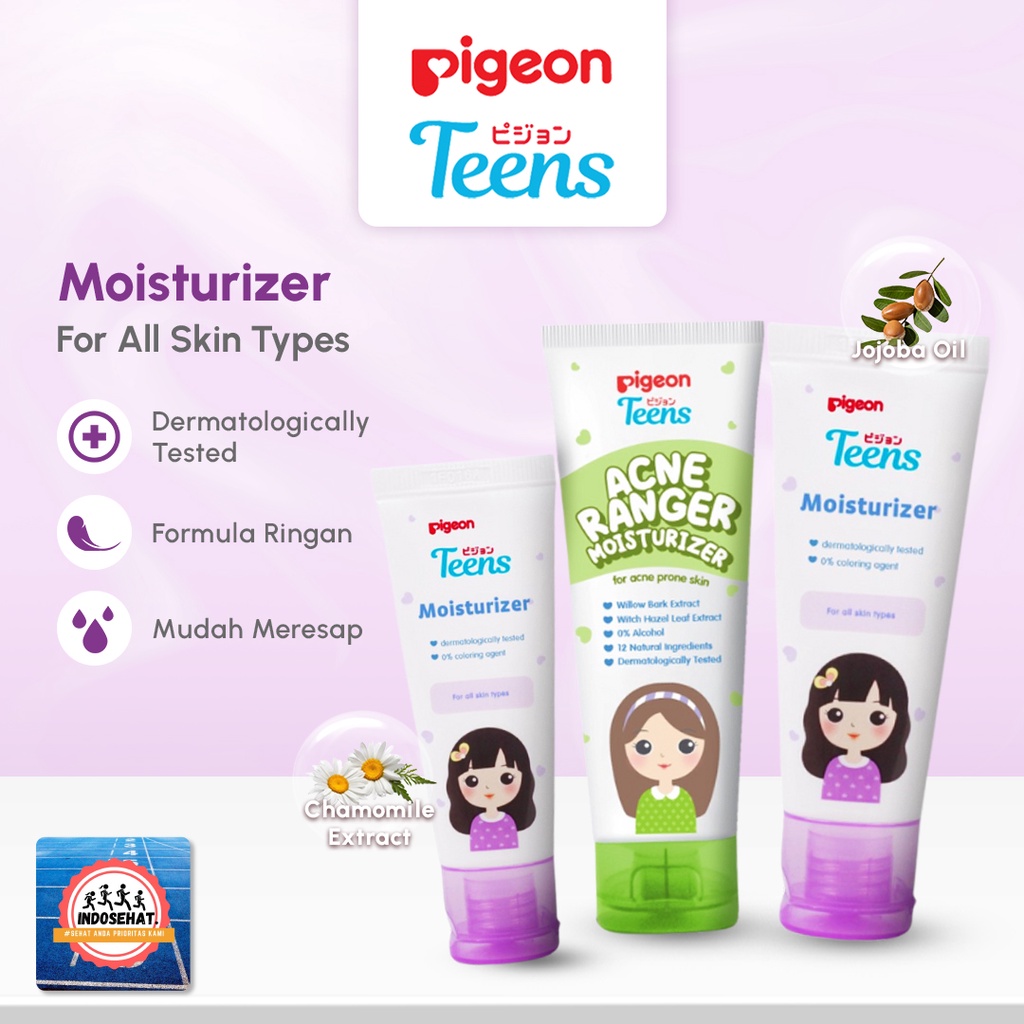 PIGEON Teens Moisturizer For All Skin Types / Pelembab Kulit Wajah