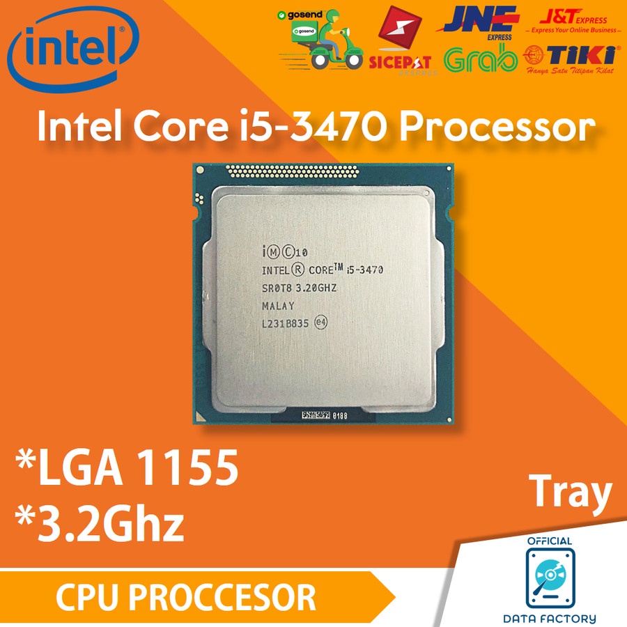 PROCESSOR INTEL CORE i5-3470 LGA 1155 CPU / 3.20 GHz / i5 3470 / TRAY