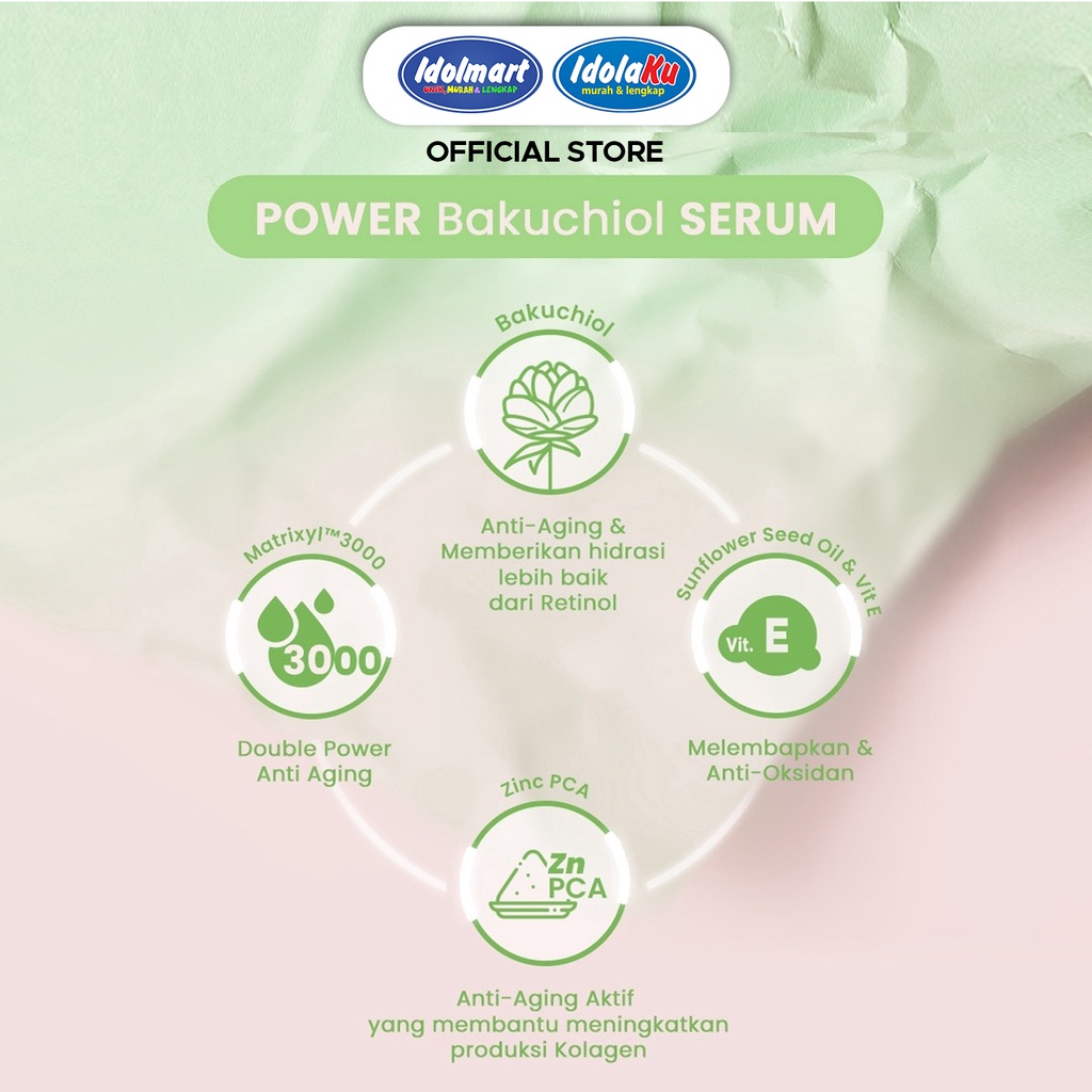 IDOLMART Hanasui Power Serum 20ml - Surabaya