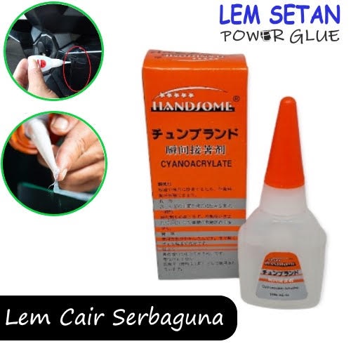 

1 Pcs Lem Korea Handsome Serbaguna / Lem Tetes Korea Cair / Super Power Glue / Epotec Besi / Toko Gemilang