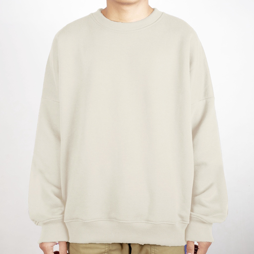 Crewneck Boxy Oversized Ivory