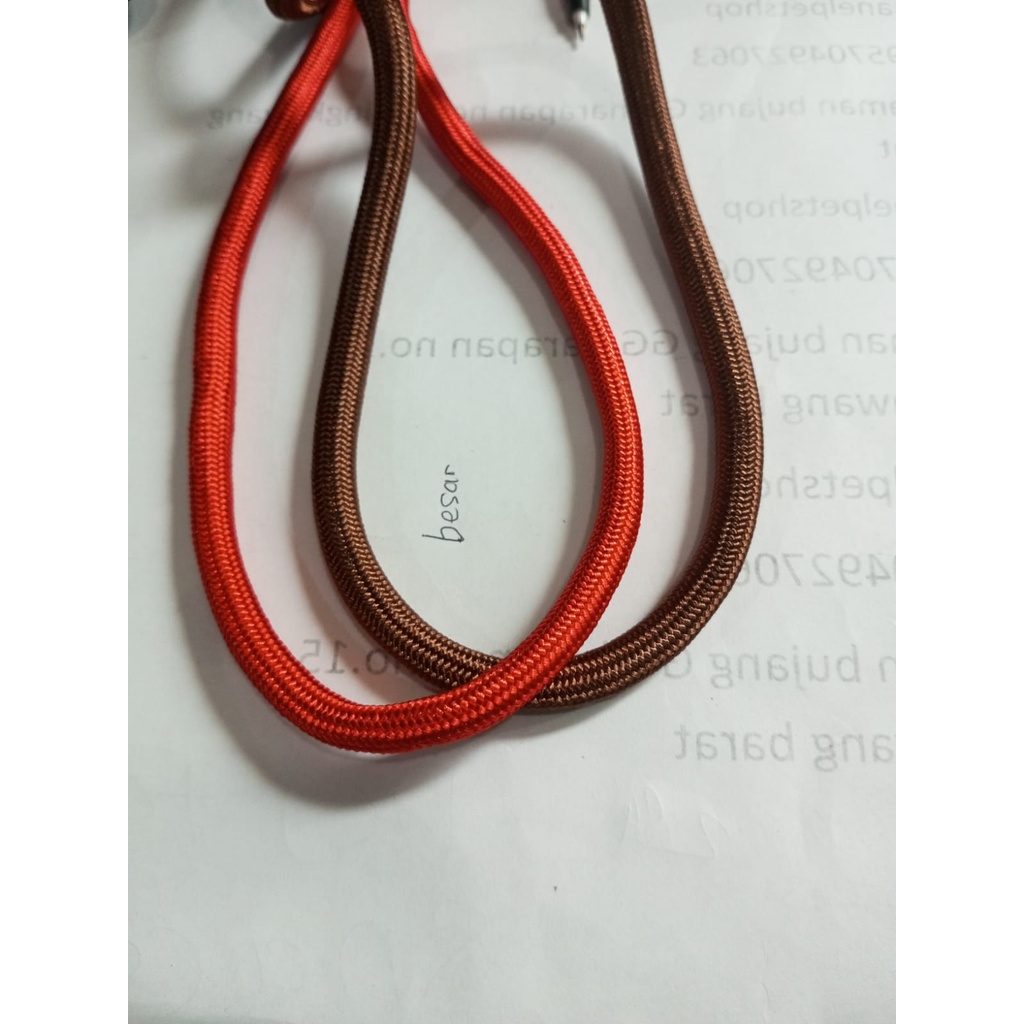 [BESAR]Rantai anjing nilon tali anjing puppy nylon pet rope pet leash pet chain dog training leash random