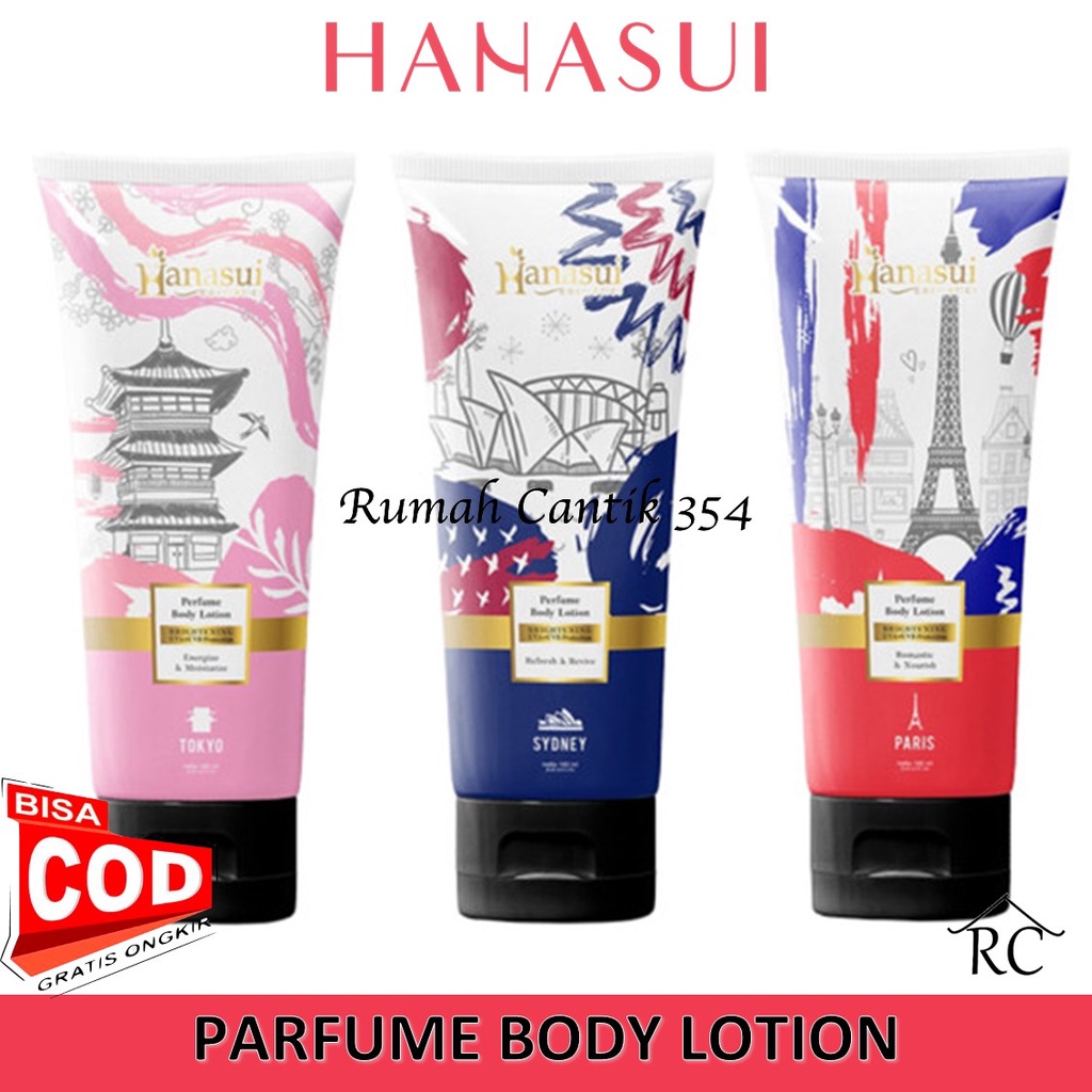 Hanasui Parfum Body Lotion Tersedia 3 Varian