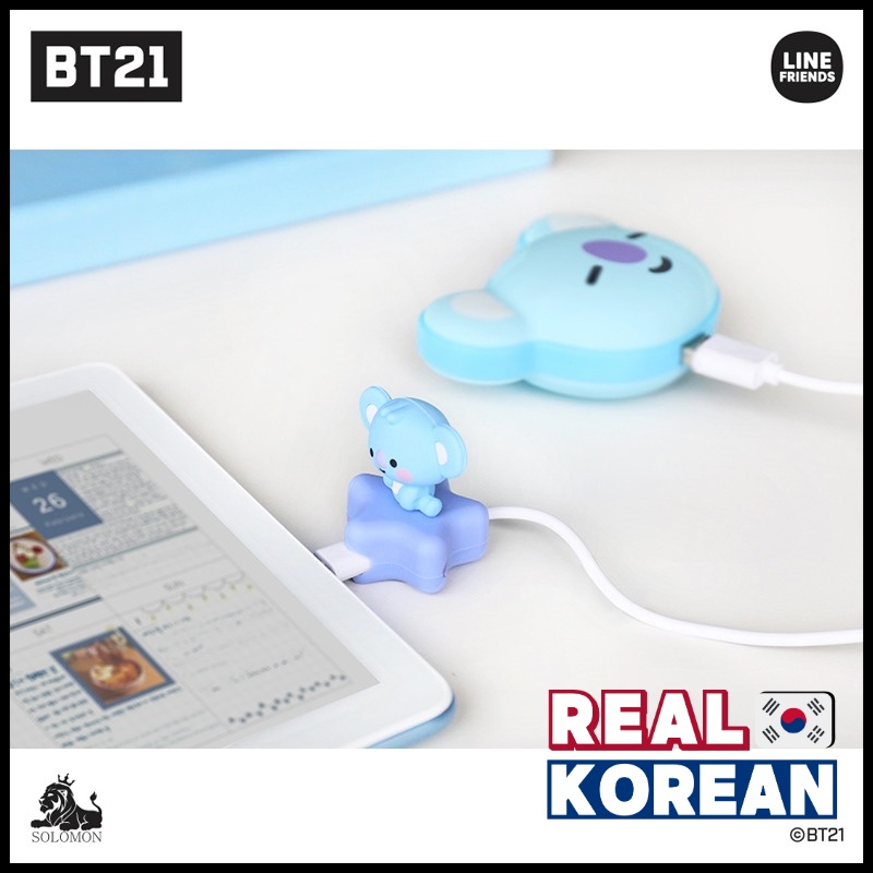 OFFICIAL BTS X BT21 Cable Mascot