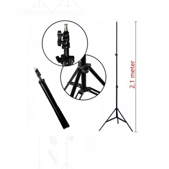 Tripod Handphone 2 Meter Besi Plus Mini ball head Free Holder Hp Free Tomsis Remote Bluetooth Free Tas Tripod