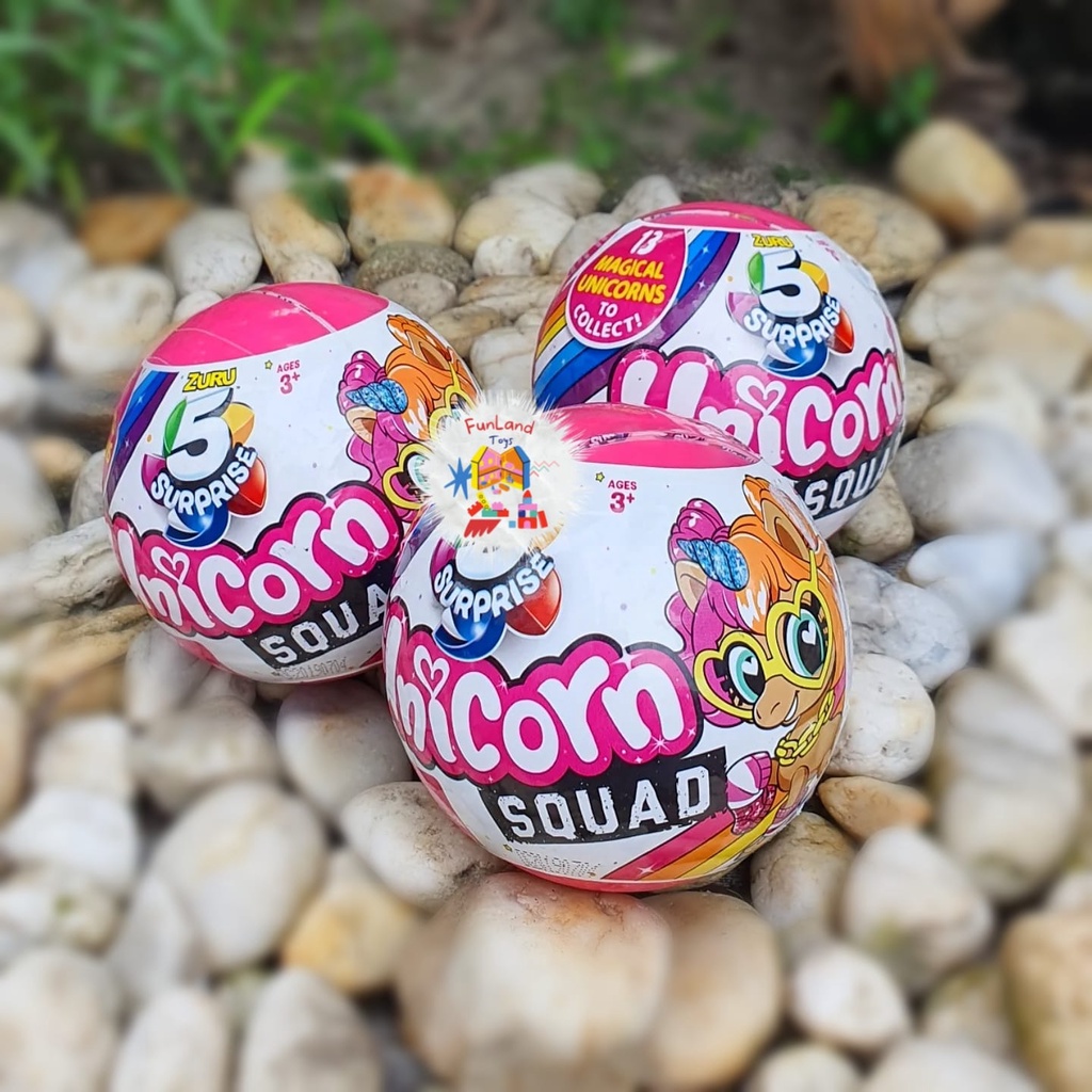 Zuru 5 Surprise Unicorn Seri 1 100% Original
