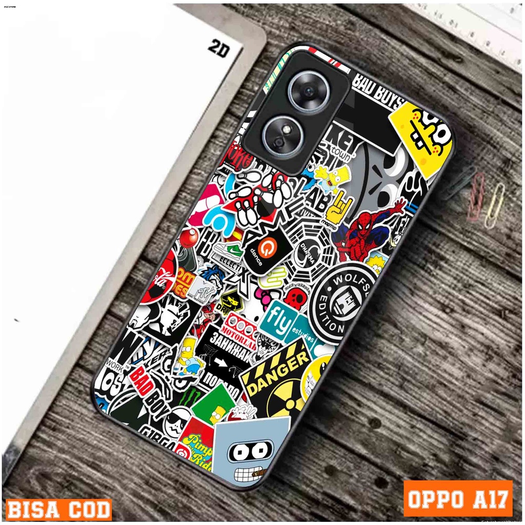 FS Casing Oppo A17 Terbaru - Fashion Case Motif - Kesing hp Oppo A17 - Casing hp oppo a17 - Pelindun