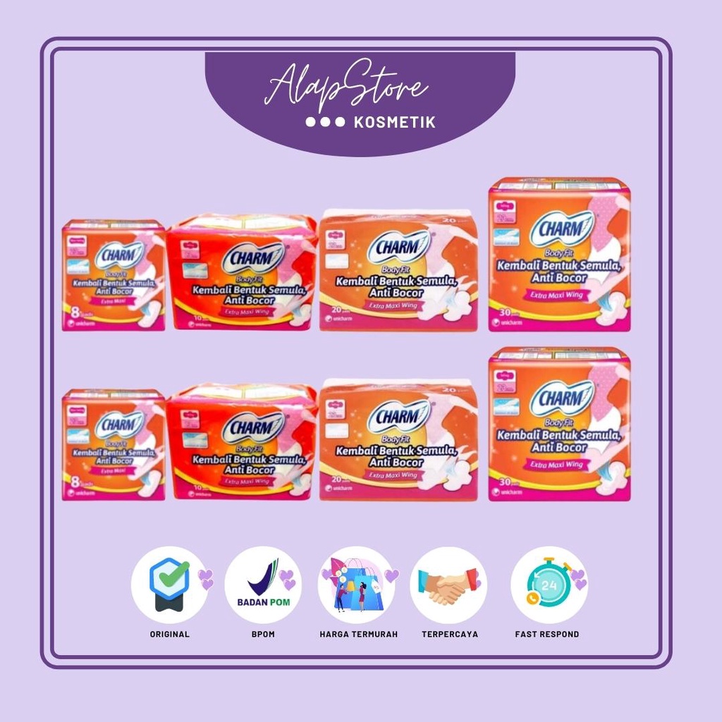 Charm Body Fit Extra Maxi Wing