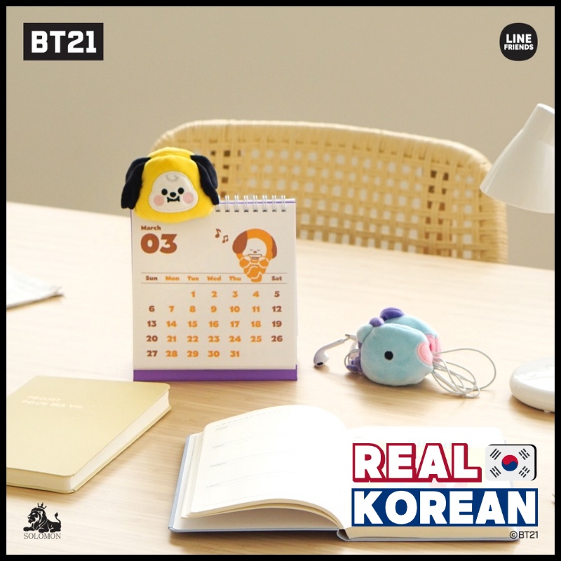 OFFICIAL BTS X BT21 Crocodile Hair Clip