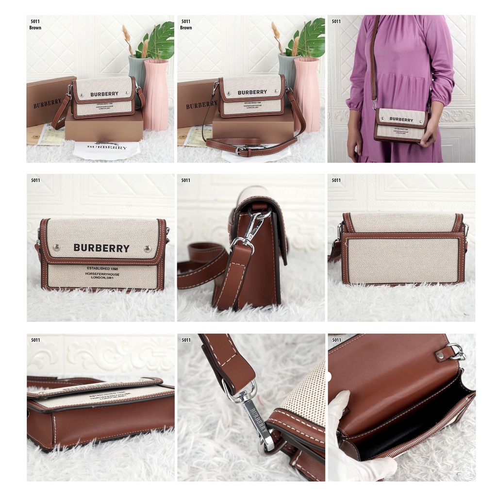 BBR Horseferry Crossbody Canvas Bag 5011