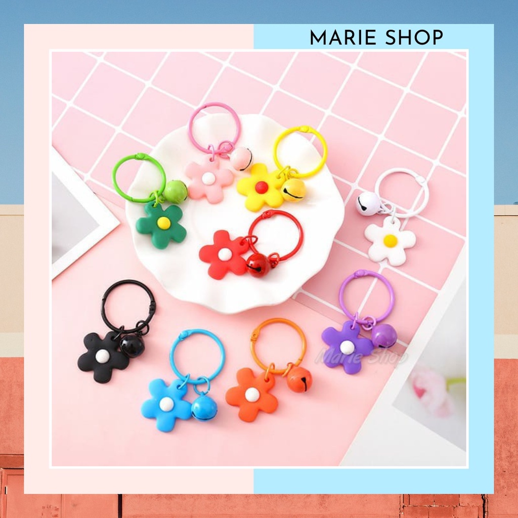 GANTUNGAN KUNCI BUNGA LONCENG / KALUNG KUCING / GANCI TAS, DOMPET / GK MAINAN KUCING