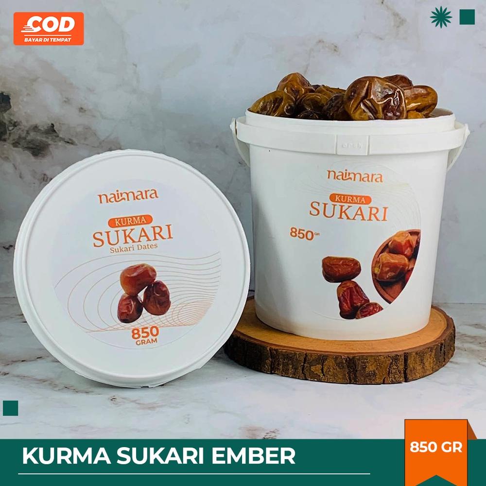 

Kurma Sukari 850Gram / Kurma Sukkari Basah / Kurma Raja Sukari Premium Ember Promo Best Seller!