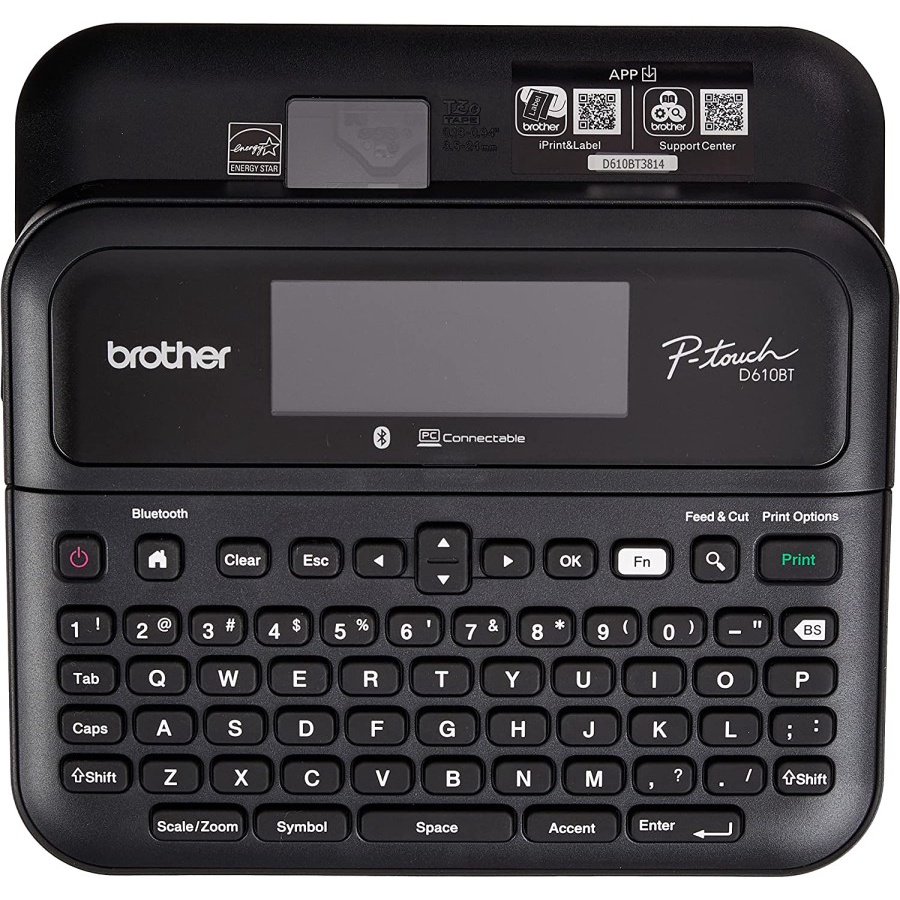

Brother Printer Label PT-D610BT Label Maker PC Connectable