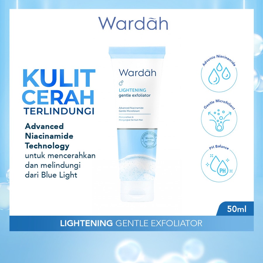 Wardah Lightening Gentle Exfoliator 50 ml