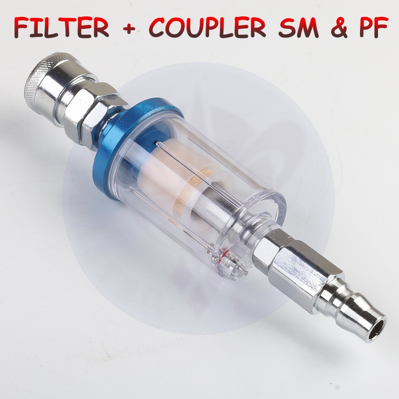 Air Filter Spray Gun dengan Coupler PF20 dan SM20