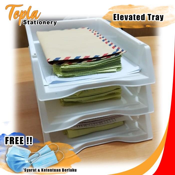 

Terlaris Rak Rak Meja Rak Dokumen Kertas 3 Susun - Document Tray