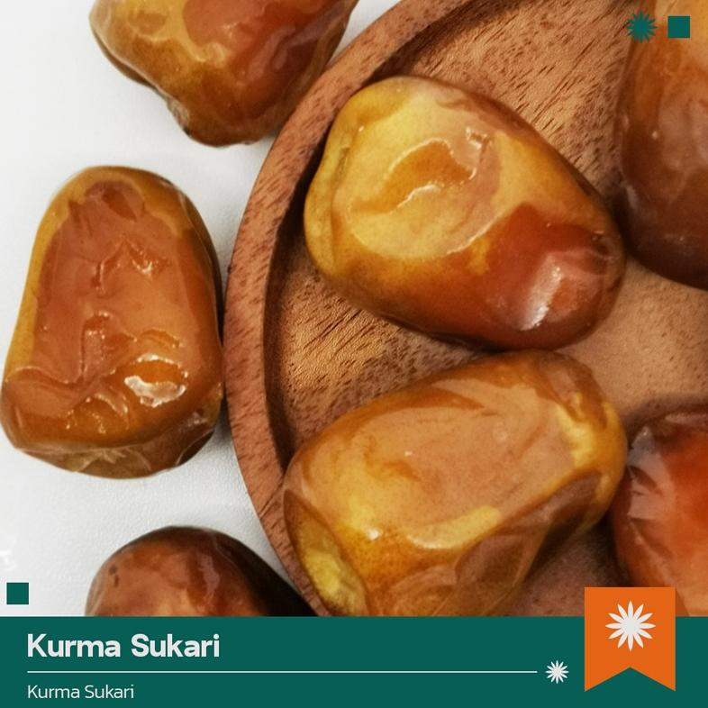 

Kurma Sukari 1Kg / Kurma Sukari Premium / Kurma Raja Sukari Alqosim Promo Best Seller!