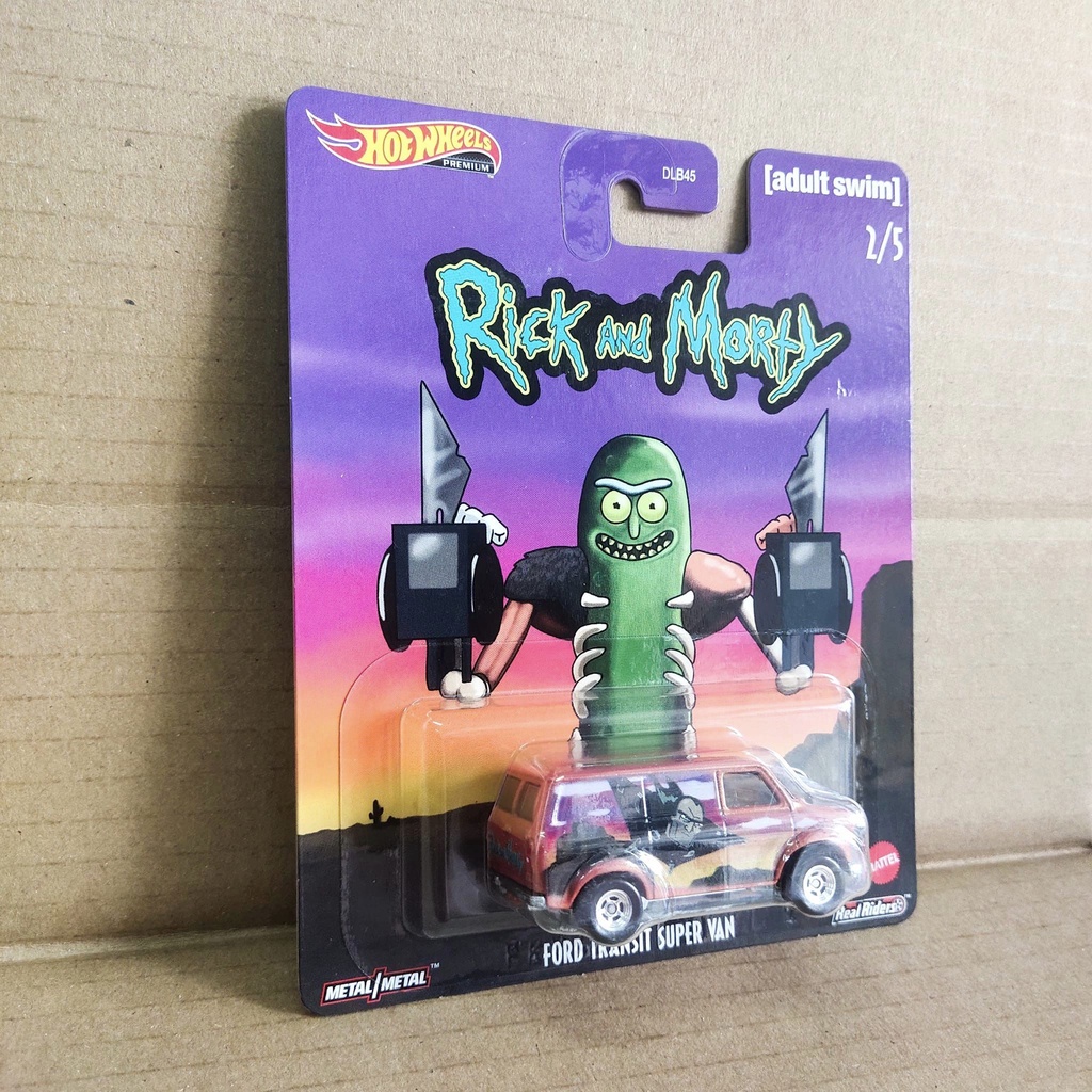 Hotwheels Rick and Morty Ford Transit Super Van