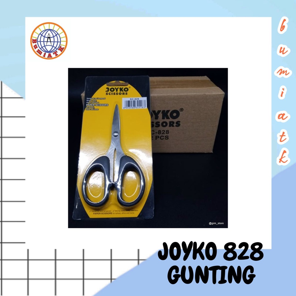 

GUNTING KERTAS / GUNTING JOYKO / GUNTING KECIL / GUNTING JOYKO 828 ORIGINAL PER PCS