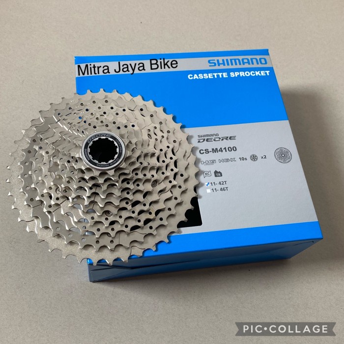 Terlaris Sprocket Cassette Shimano Deore M4100 10 Speed 11-42T