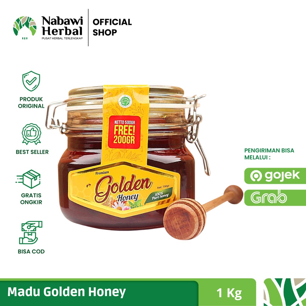 

Madu Golden Honey 500gr + 200gr