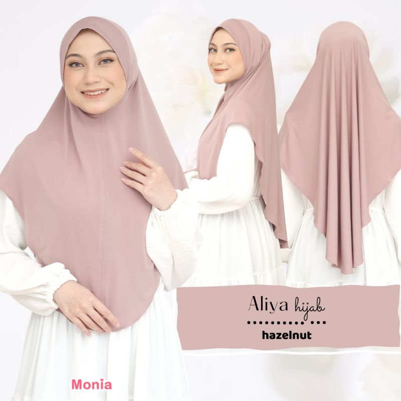 Aliya Hijab by Monia Hijab Kids size ML | Hijab Instant Terbaru